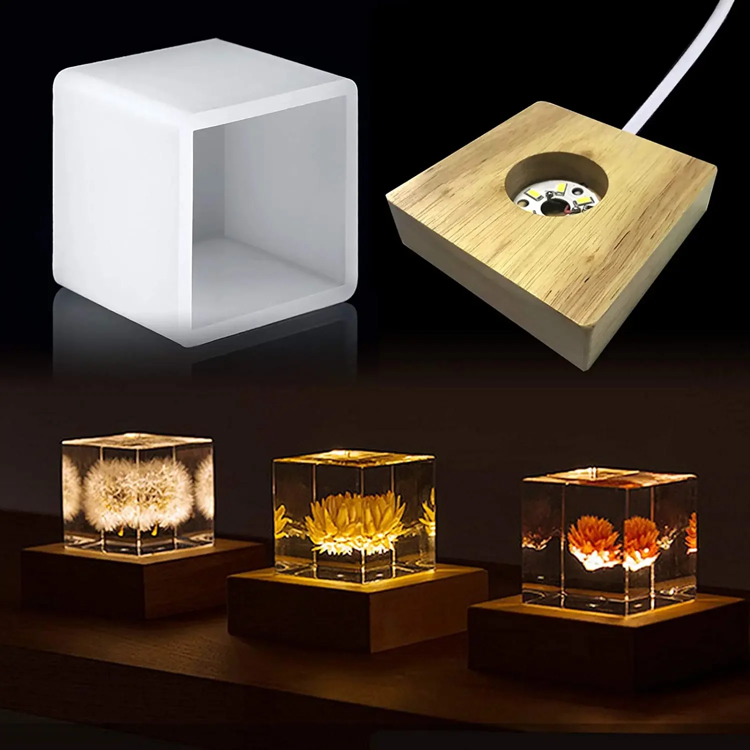 Resin Art Equipment - Kare Işık Reçine Kalıp, Reçine için