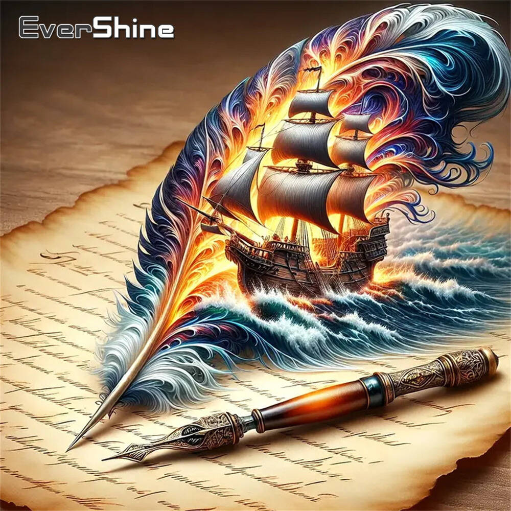 Resin Art Wallpaper - Evershine Elmas Boyama Köpek Hayvan Karikatür