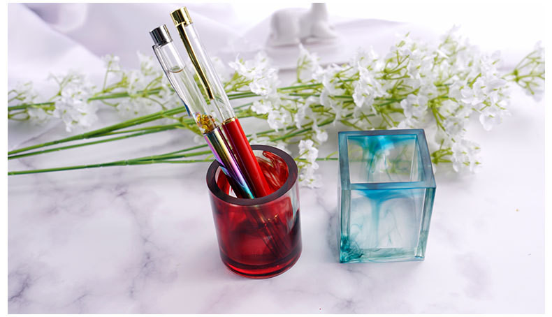 DIY yuvarlak kalem konteyner k - Resin Art Equipment incelemesi ve fiyatı