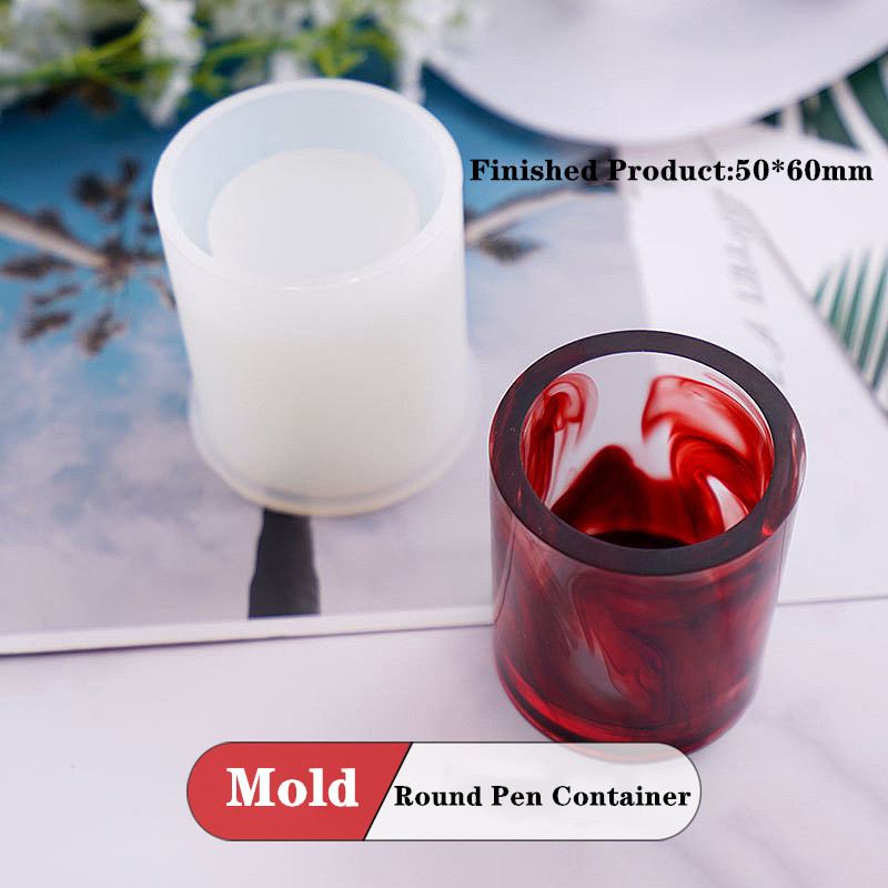 DIY yuvarlak kalem konteyner k - Resin Art Equipment incelemesi ve fiyatı