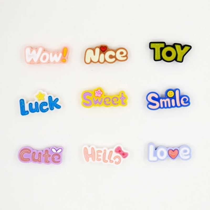 10 adet sevimli düz geri Wow L - Resin Art Alphabet incelemesi ve fiyatı