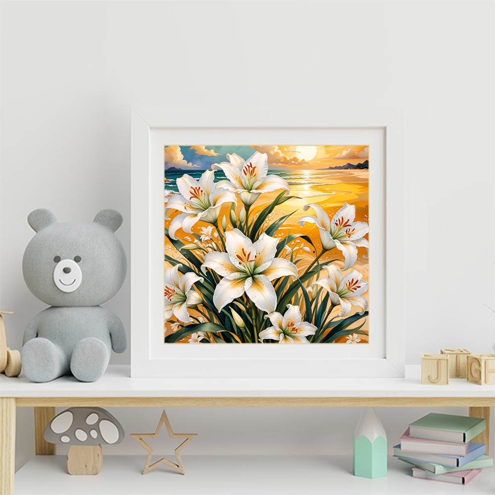 Evershine Lily Elmas Boyama Çi - Resin Art Wallpaper incelemesi ve fiyatı
